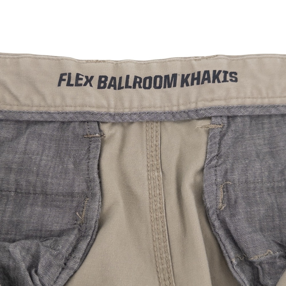 Duluth Trading Co Mens 42x30 Flex Ballroom Khakis Pants Tan Workwear Utility - Picture 10 of 16